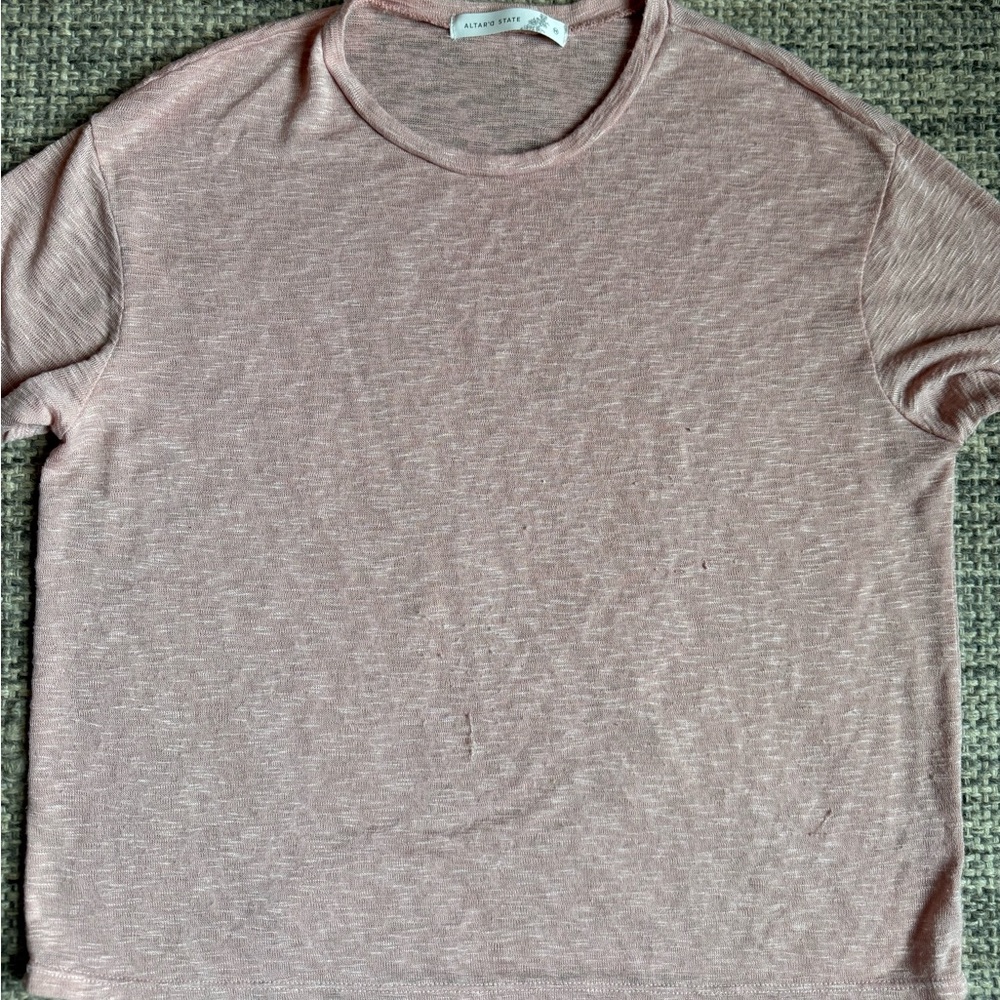 Women’s Altar’d State  Pink Oversized T-Shirt medium